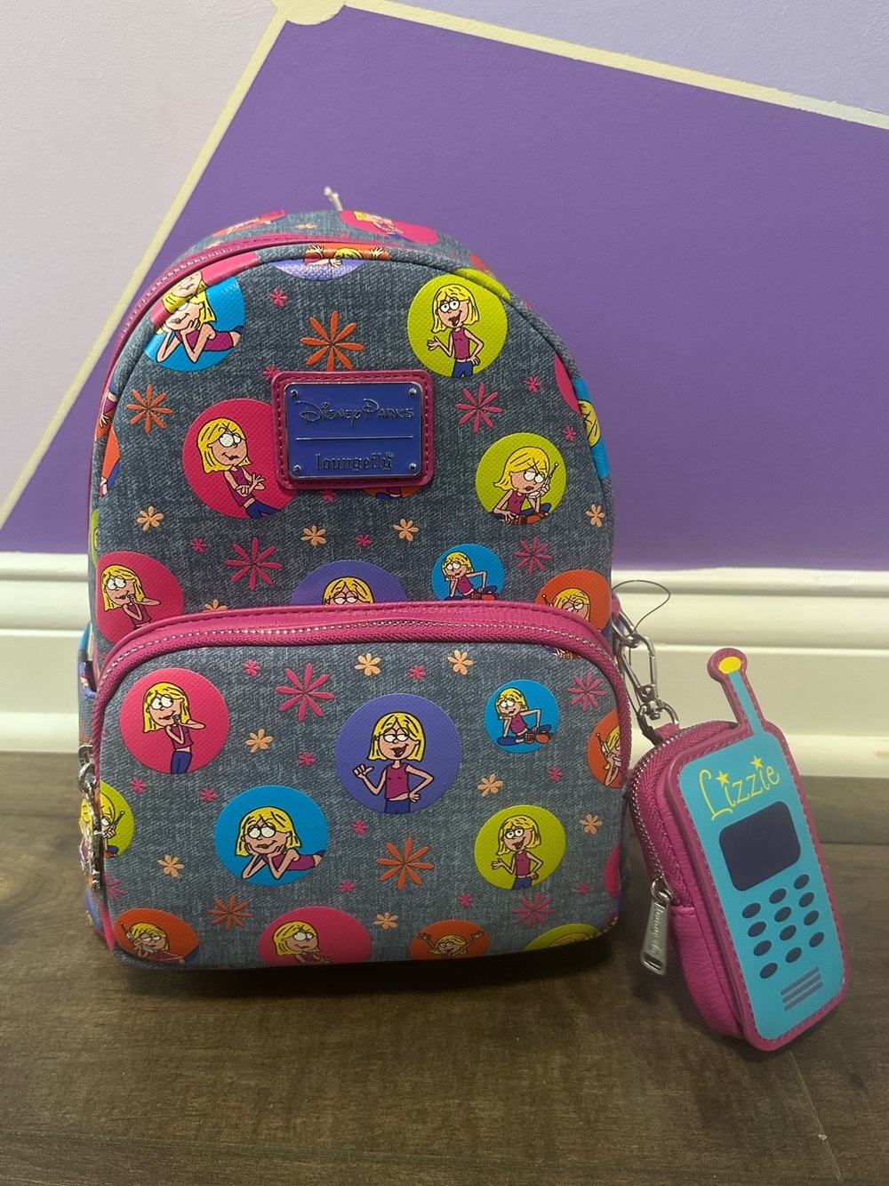 Disney Lizzy Mcguire Loungefly Backpack NWT